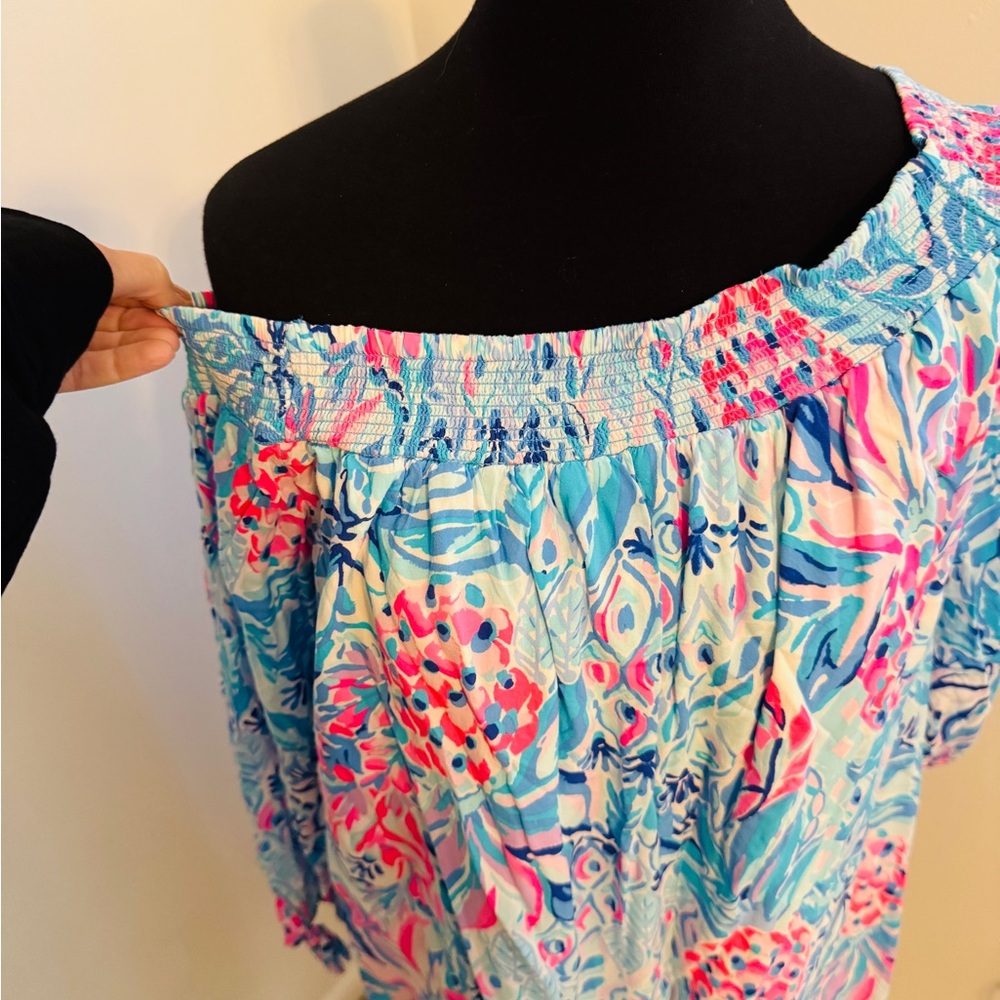 Lilly Pulitzer Vibrant Long Sleeve Dress - Picture 4 of 6